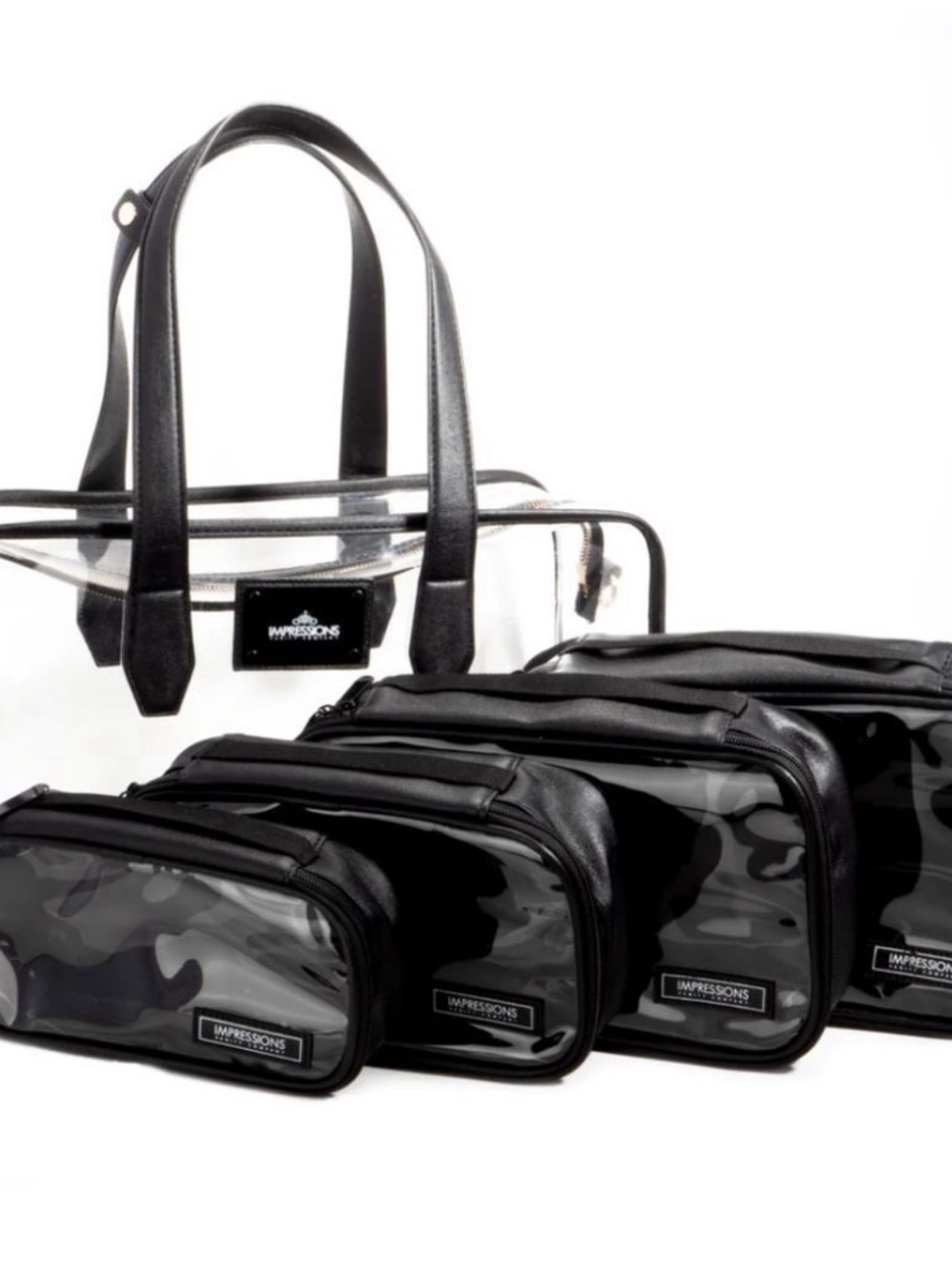 Impressions Clear Tote and Travel Pouch Set